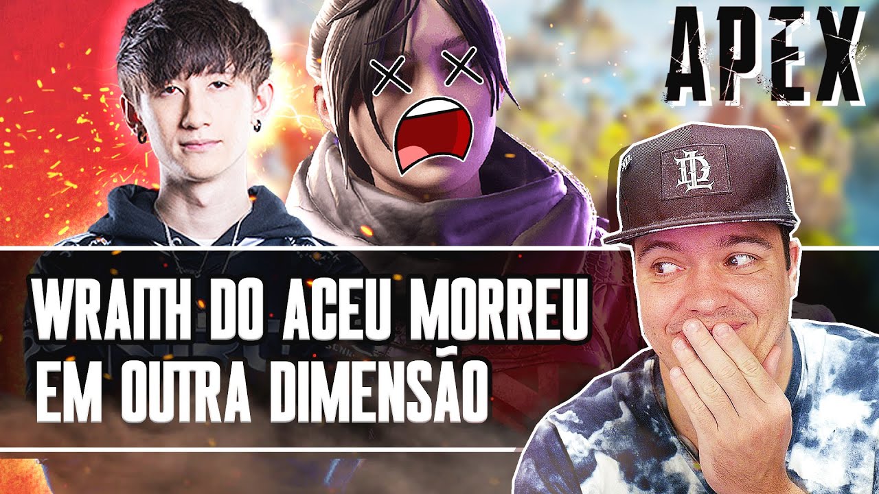 APEX REACT | WRAITH MORRENDO NO VAZIO É A PRIMEIRA VEZ QUE VEJO!