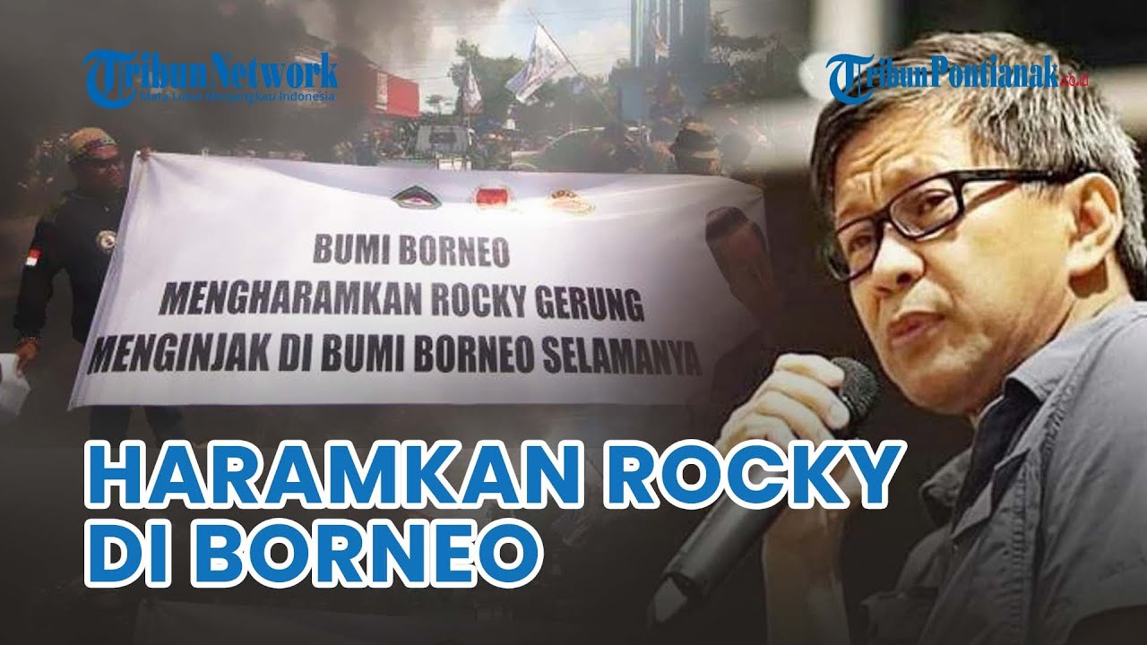 2 Ormas Bentangkan Spanduk 