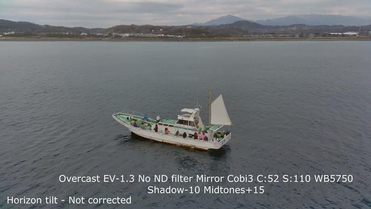 FIMI X8 2022 v.1 Test flight – EV -1.3 with and without ND16 filter – Feb 13