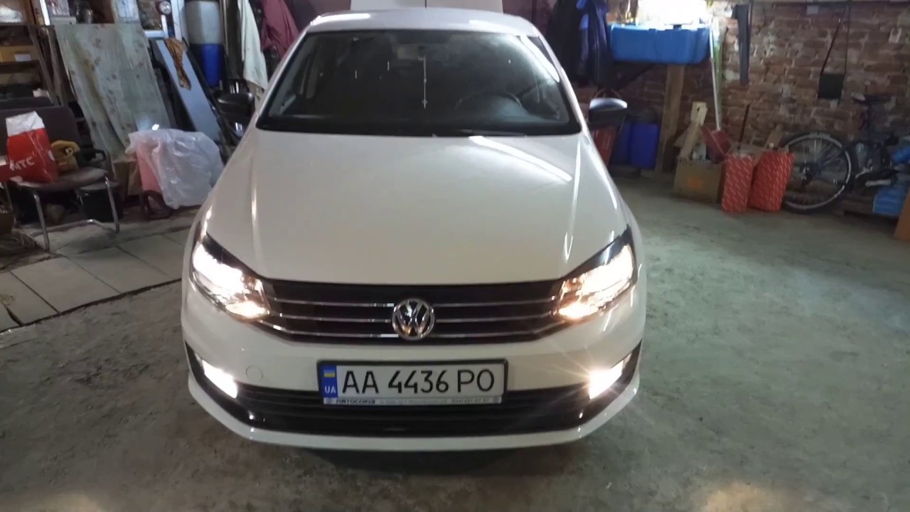 Ставим LED на Volkswagen Polo 2017, ошибок нет