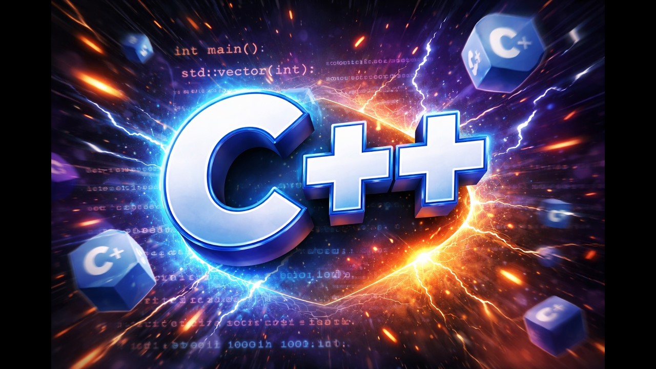 الدورة الكاملة لتعلم C++ من البداية حتى بناء مشاريع حقيقية