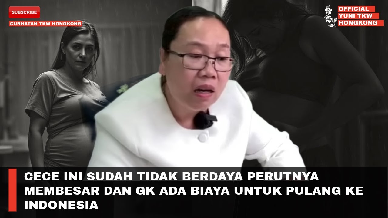 CECE INI SUDAH TIDAK BERDAYA PERUTNYA MEMBESAR DAN GK ADA BIAYA UNTUK PULANG KE INDONESIA