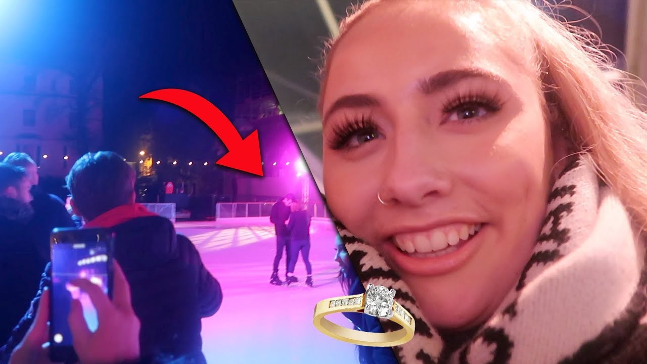 Watching him PROPOSE on the ICE RINK !!!😭💍