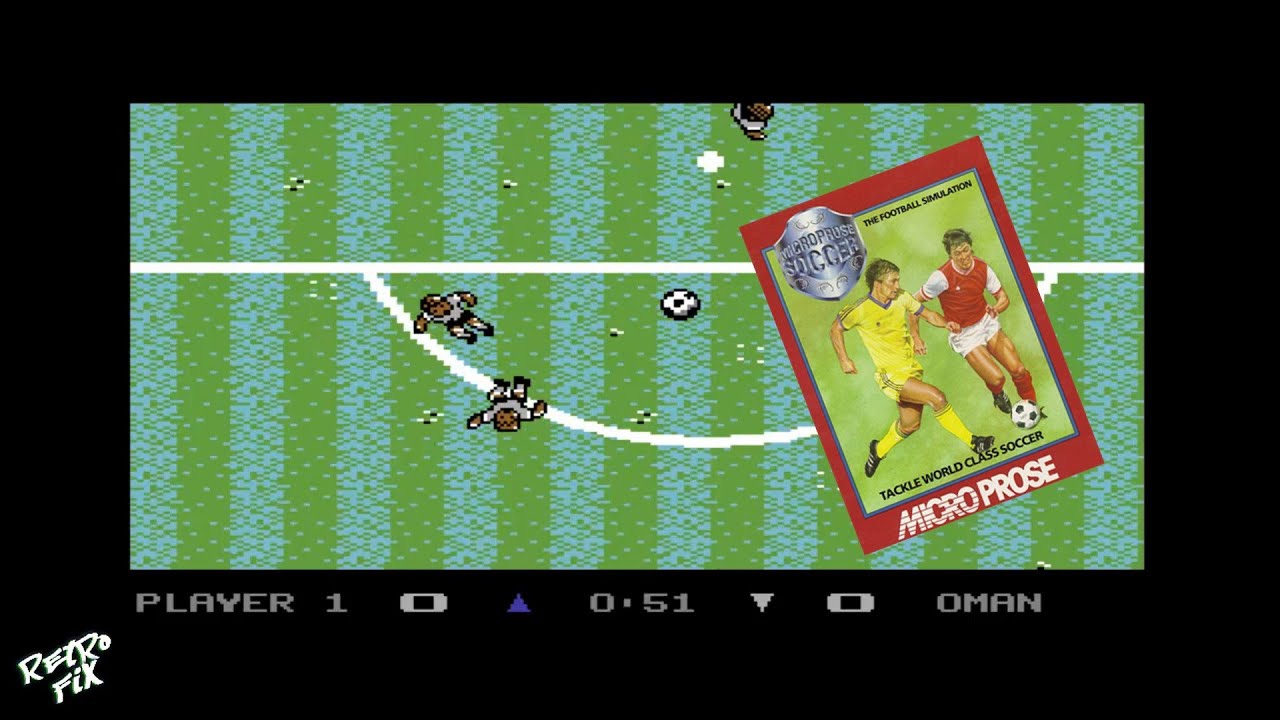 Microprose Soccer (C64) Gameplay