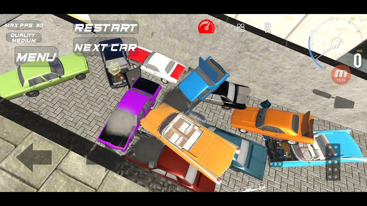 yellow cars crashes 2