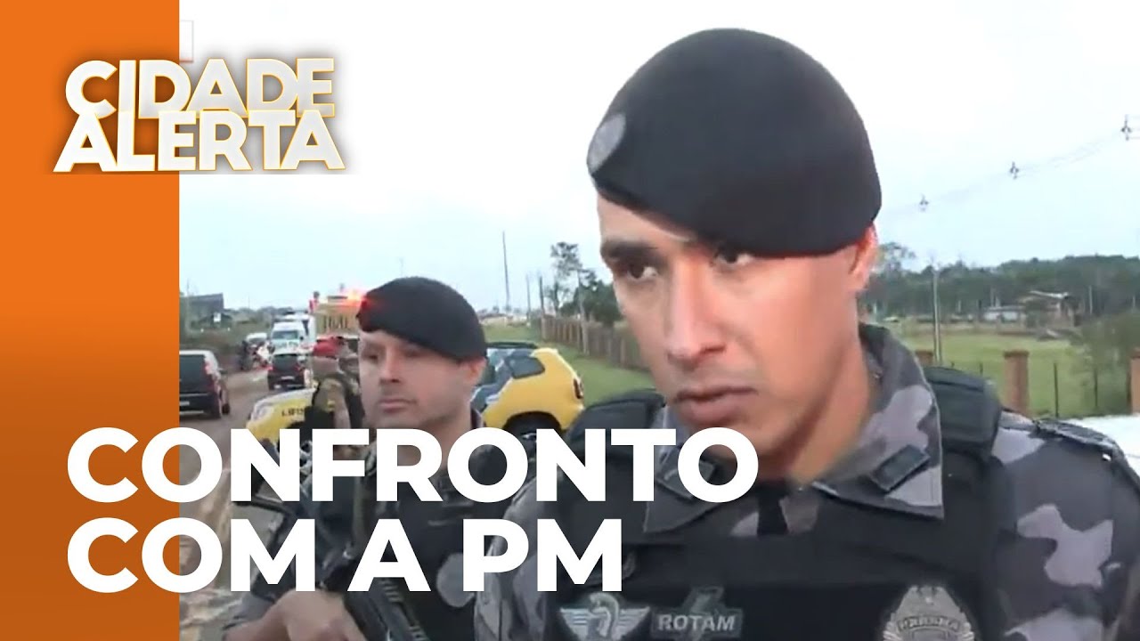 Suspeitos que estavam com carro roubado morrem em troca de tiros com a PM