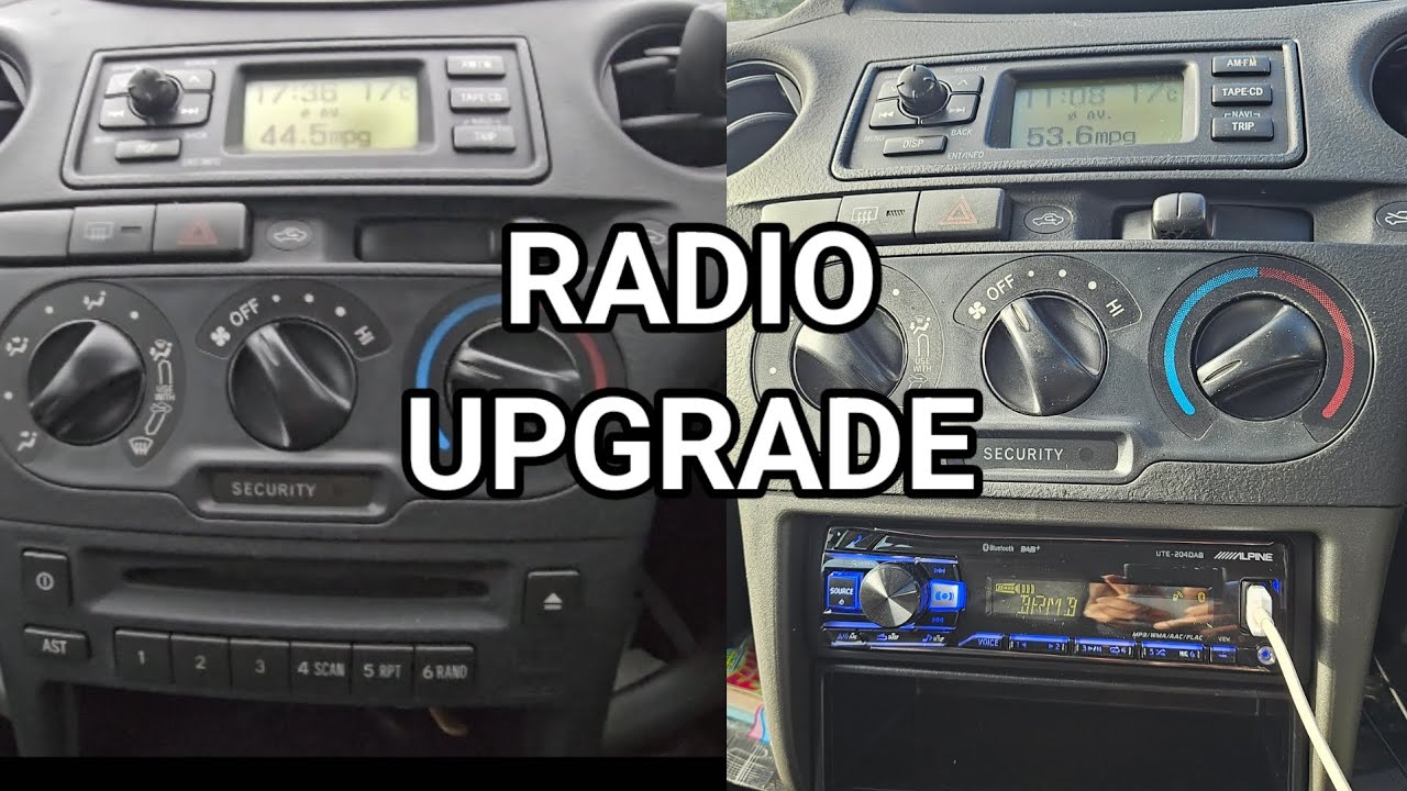 Toyota Yaris Dashboard & Radio/Stereo removal 