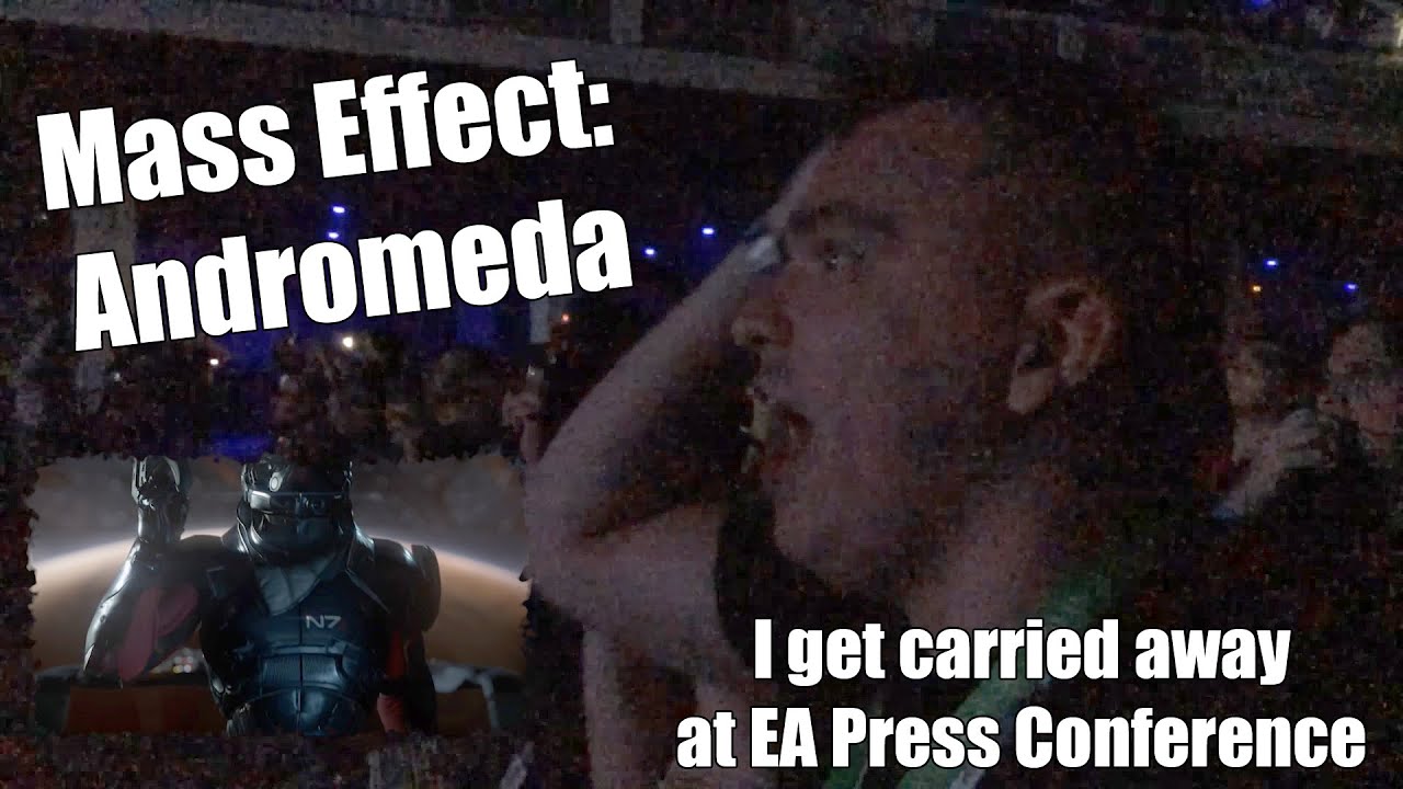 Mass Effect: Andromeda reveal REACTION - I lose my mind at EA 2015 E3 Press Conference!