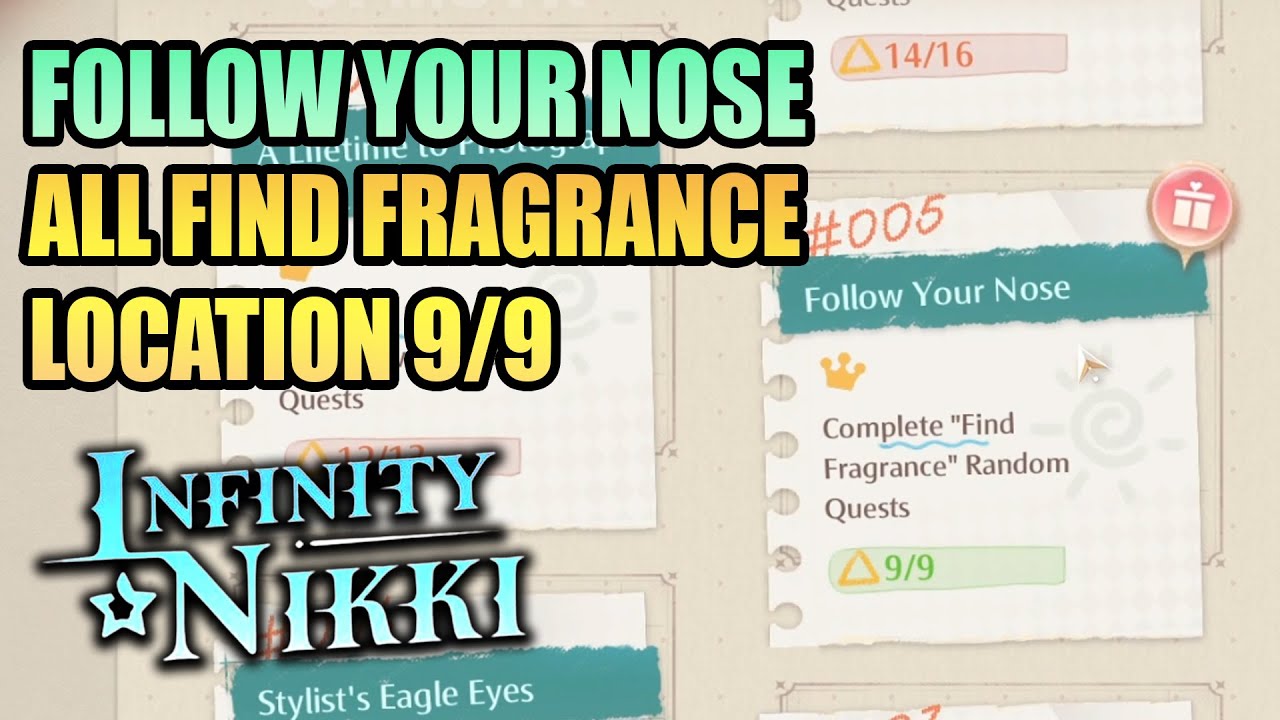 All 9 Find Fragrance Location Follow Your Nose INFINITY NIKKI