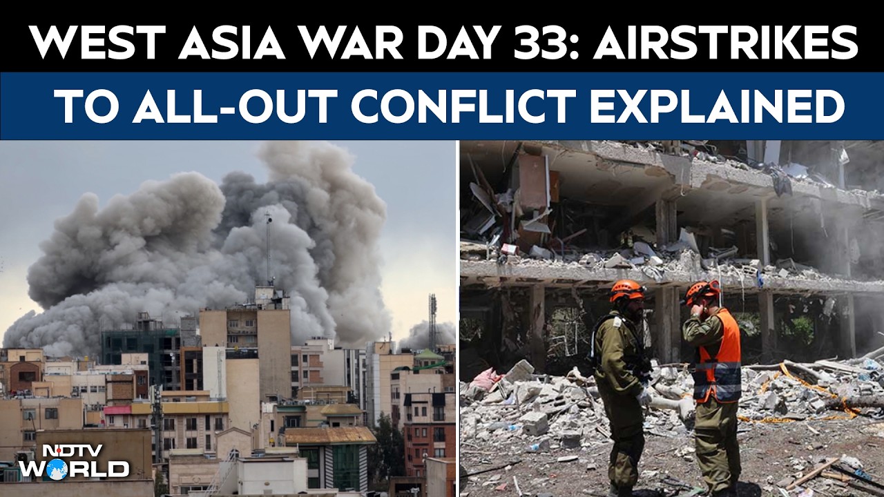 West Asia War Day 33: From Airstrikes to Full-Scale Conflict - What Changed?
