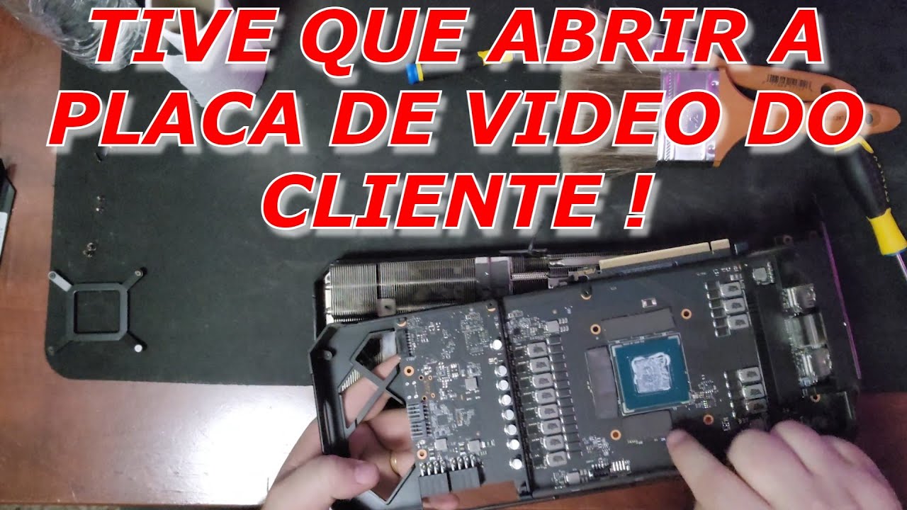 POR DENTRO DA RTX 3070 ROG STRIX ! LIMPEZA E TROCA PASTA TERMICA !