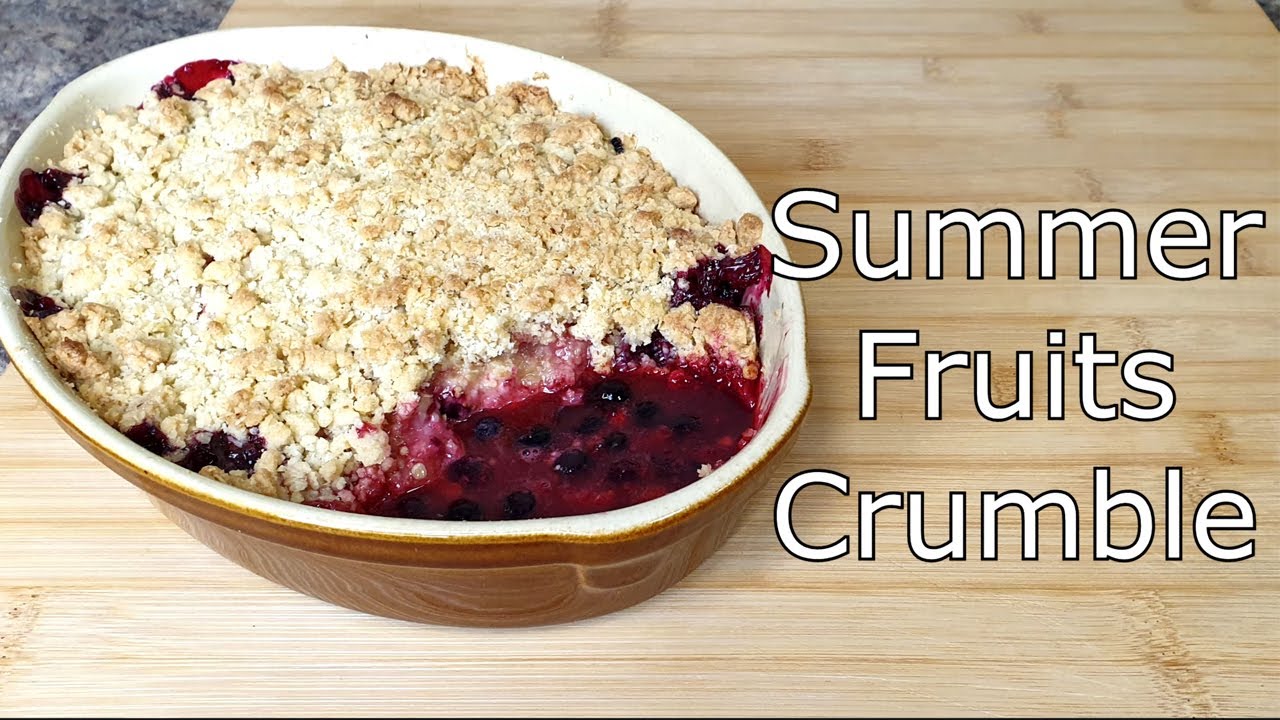 How to make a Summer Fruits Crumble