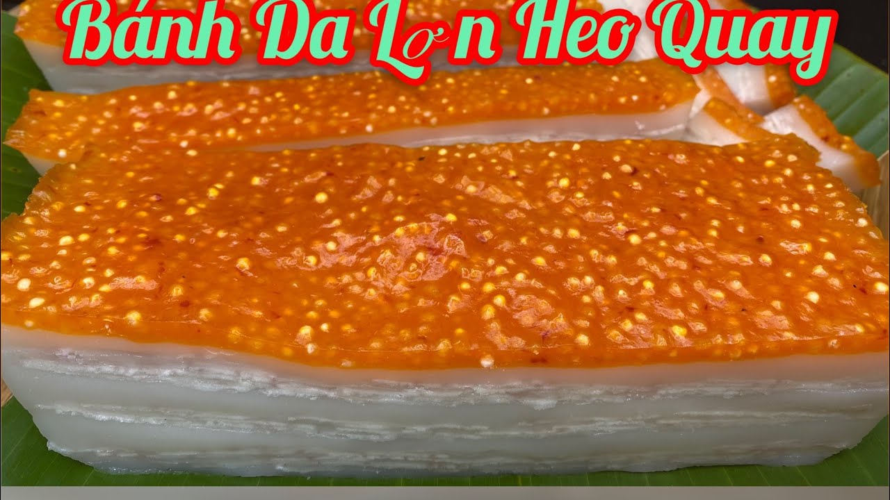 Cách Làm Bánh Heo Quay Ngon, Đẹp, Để Lâu Vẫn Mềm & Ko Bị Cứng- Roasted Pork Belly Layer Cake