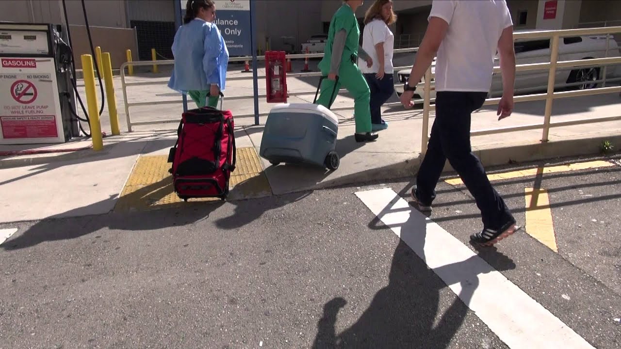 Heart Arrives At Memorial Regional Hospital For Transplant