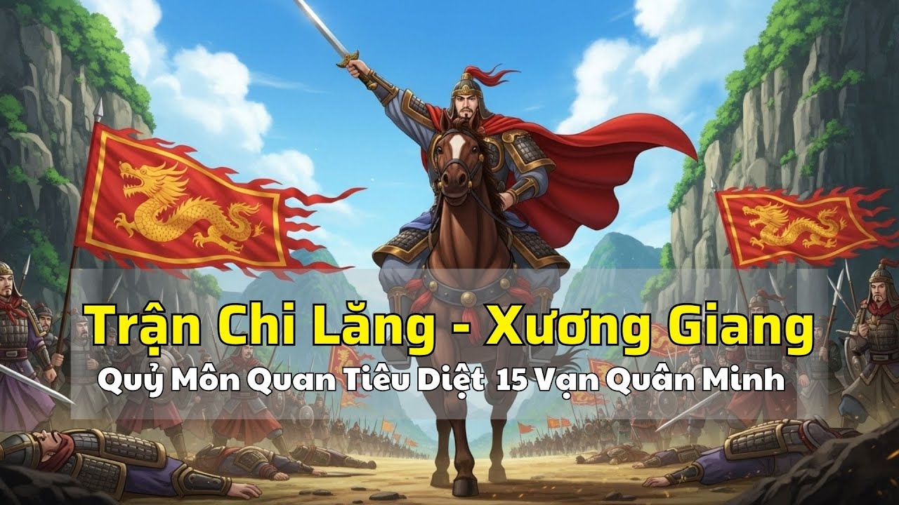 Tóm tắt 5 Phút: Trận Đánh Chi Lăng - Xương Giang (Năm 1427) - Quỷ Môn Quan Diệt 15 Vạn Quân Minh