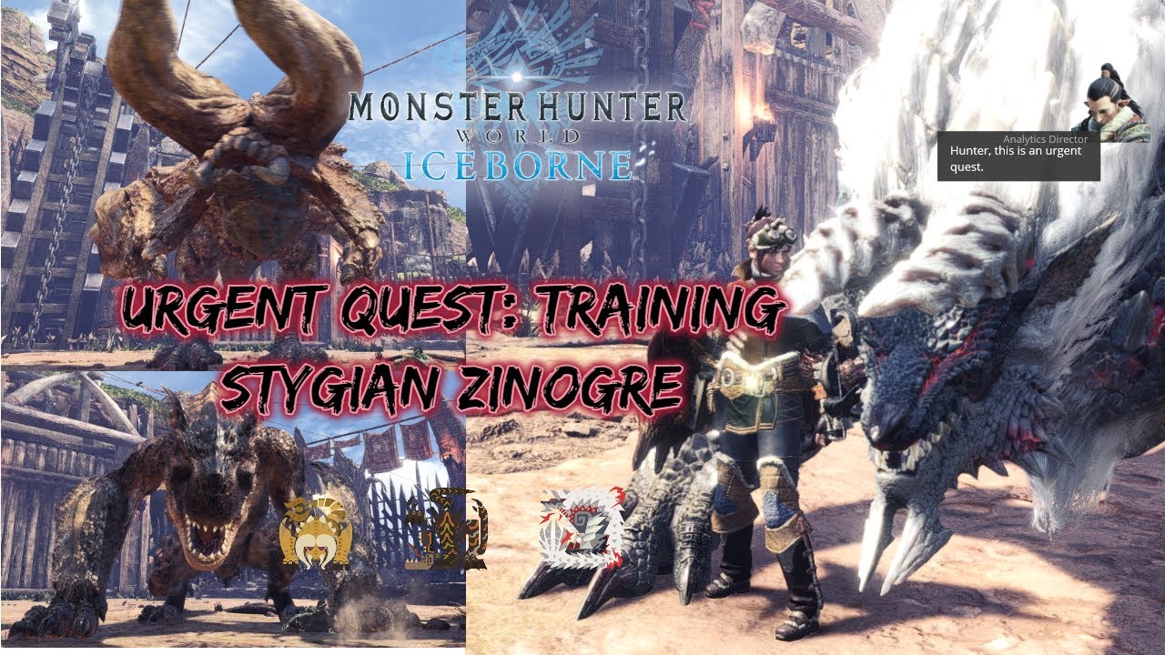 MHW: Iceborne Urgent Quest: Training Stygian Zinogre