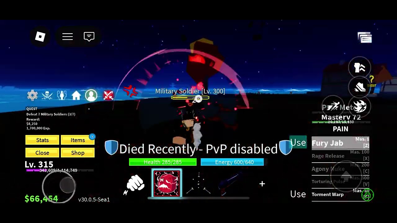 testing pain out 