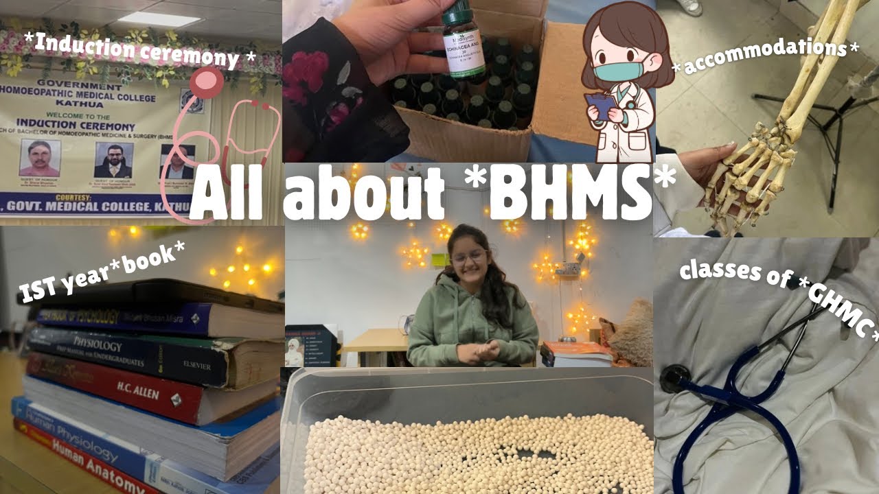 All about *GHMC* // standard *BOOKS* of BHMS// classes, hostel, mess💕