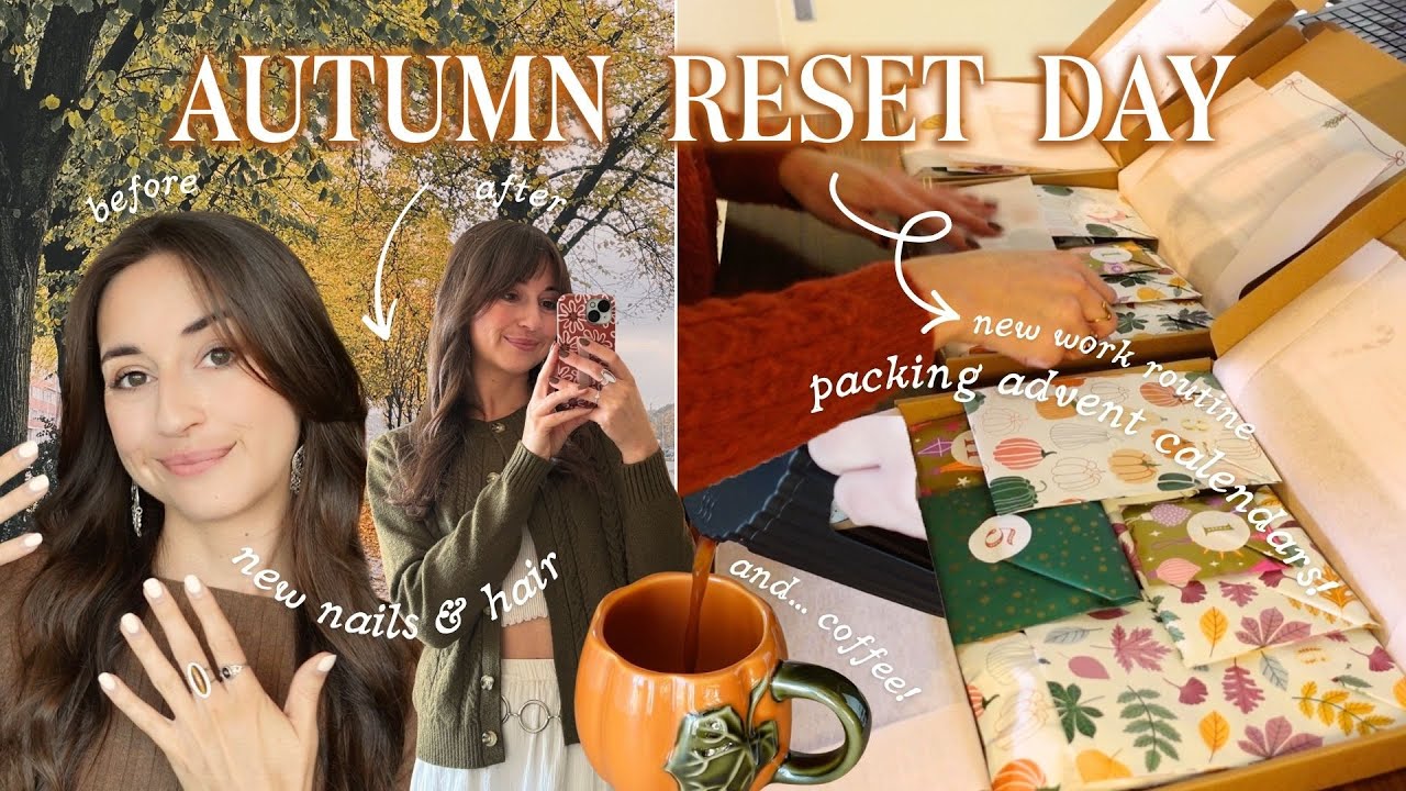 ОСЕННЯЯ ПЕРЕЗАГРУЗКА 🍂☕️ преображение внешнего вида и дома, новые рабочие рутины и перемены в жизни