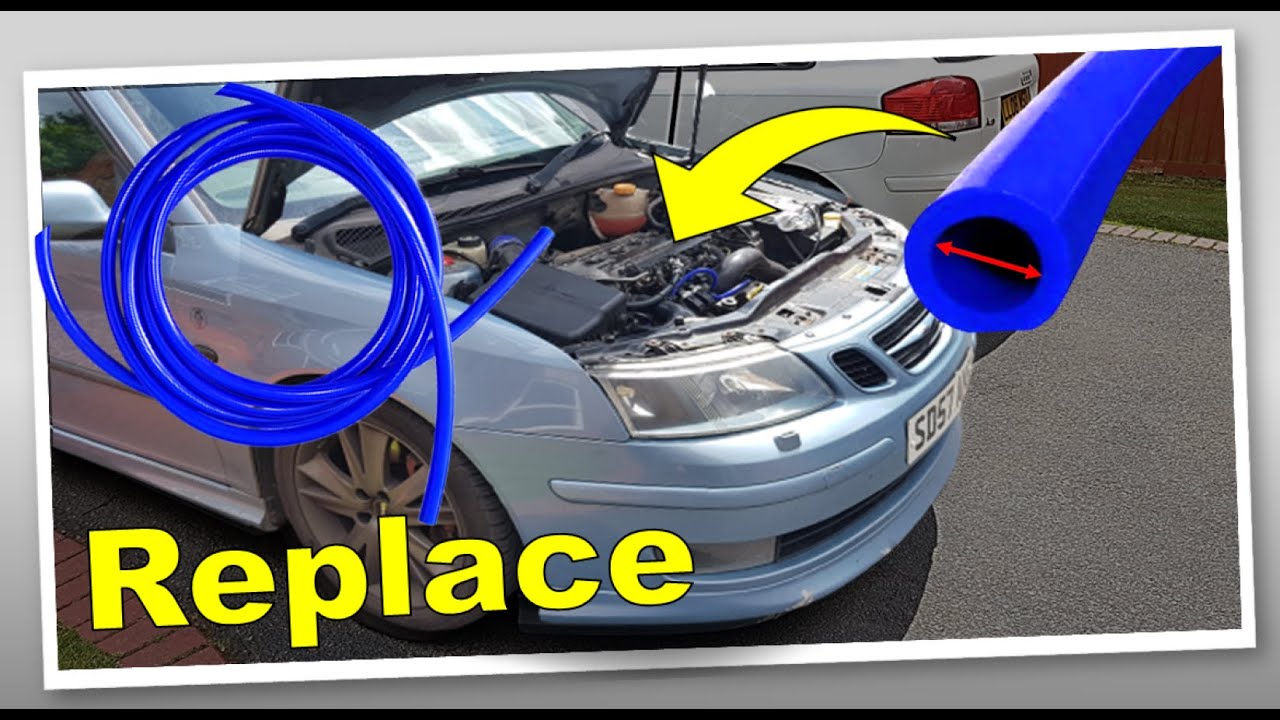 Замена вакуумных линий Saab 9-3 на двигателе B207
