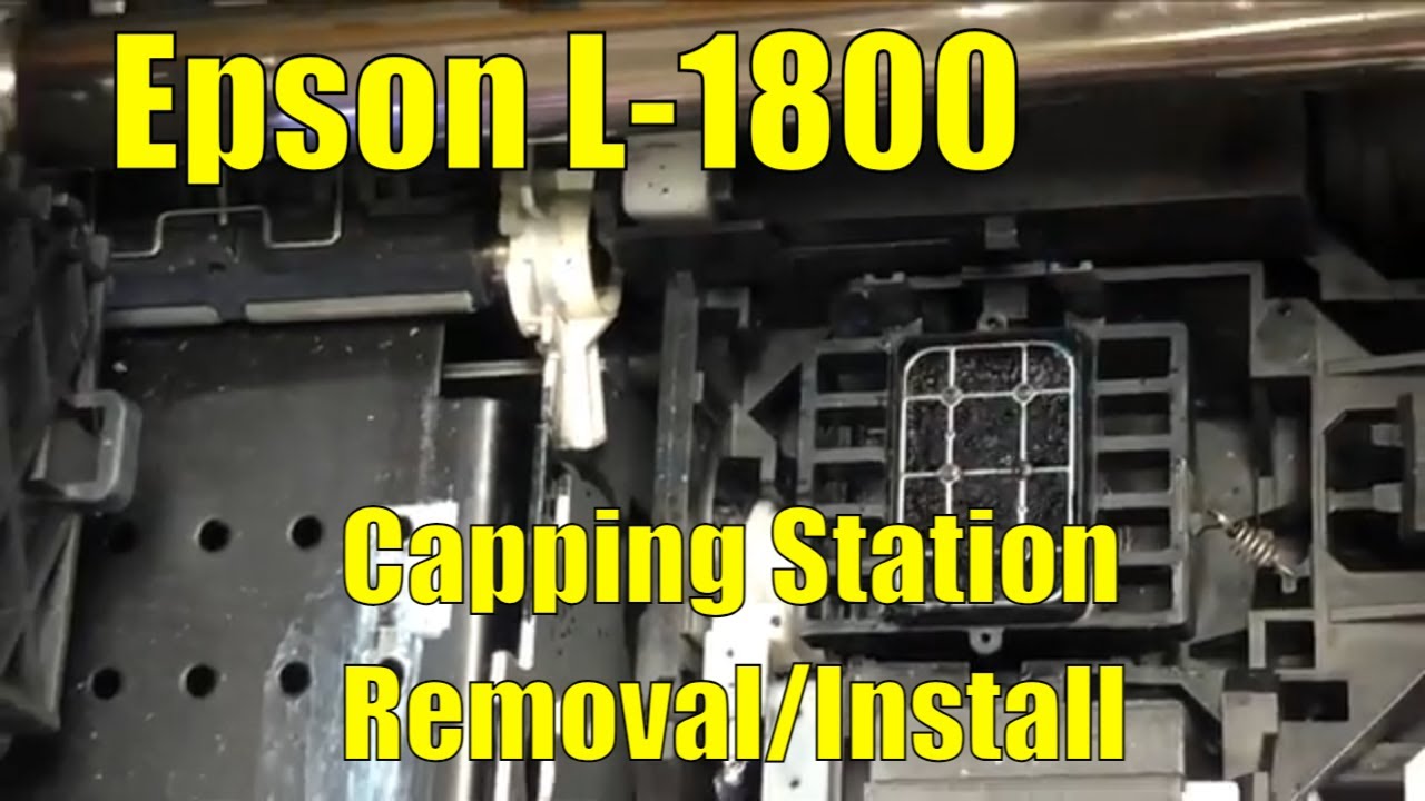How to Remove/Install L-1800 Waste Capping Station - Artisan 1430 1400 1390