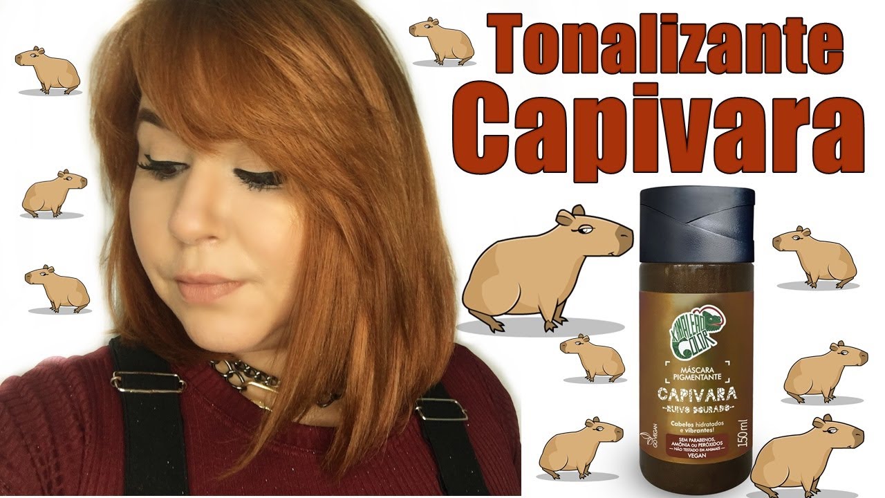 Ruivo dourado - Kamaleão Color Capivara - Testei e amei