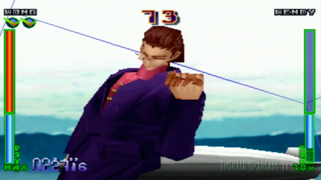 Psychic Force: Wong Arcade Mode Playthrough