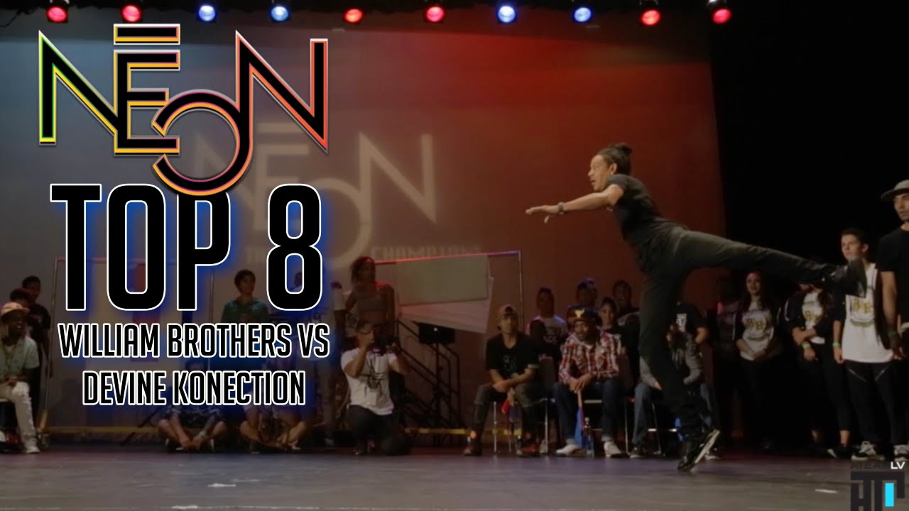 NEON 2016 - TOP 8 WILLIAM BROTHERS (SKITZO & ELIJAH) vs DEVINE KONECTION