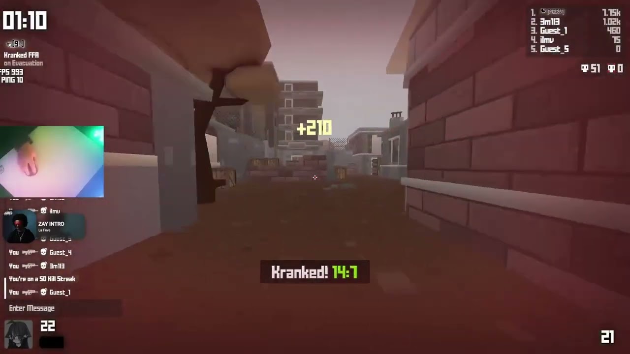 FAMAS TRIPLE NUKE (75-0) Krunker.io
