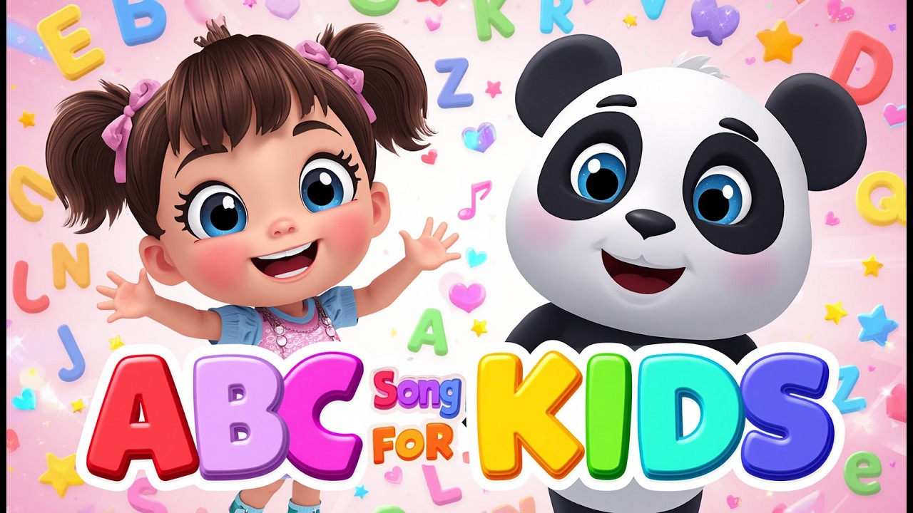 ABC Song for Kids 🎵 | Learn Alphabet A–Z with Glossy & Mochi the Panda  #kidsvideo #kidssongs #kids