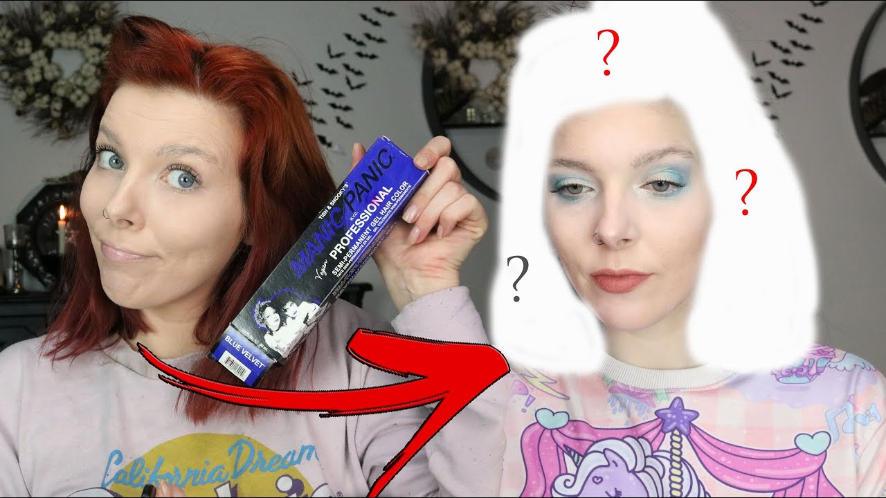 HAARE BLAU tönen mit Manic Panic Professional - Extra lange Haltbarkeit und Lunar Tides