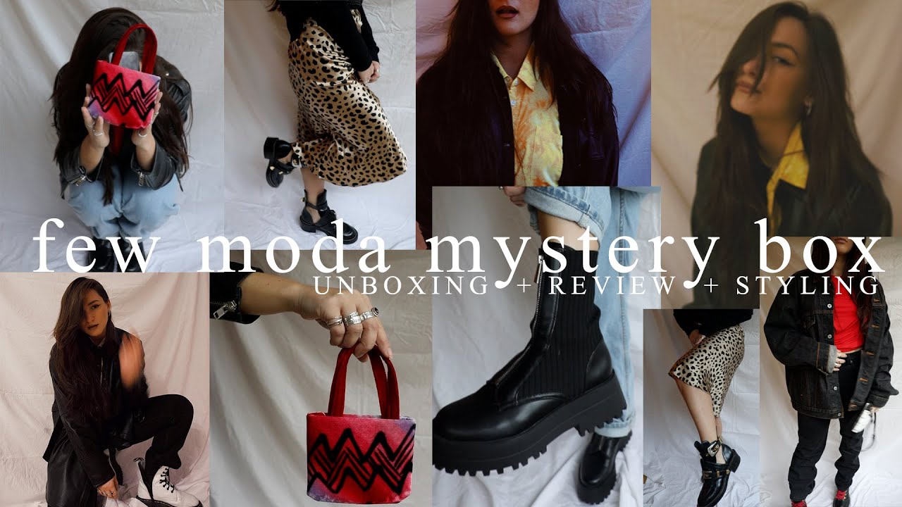 FEW MODA MYSTERY BOX UNBOXING, REVIEW + STYLING