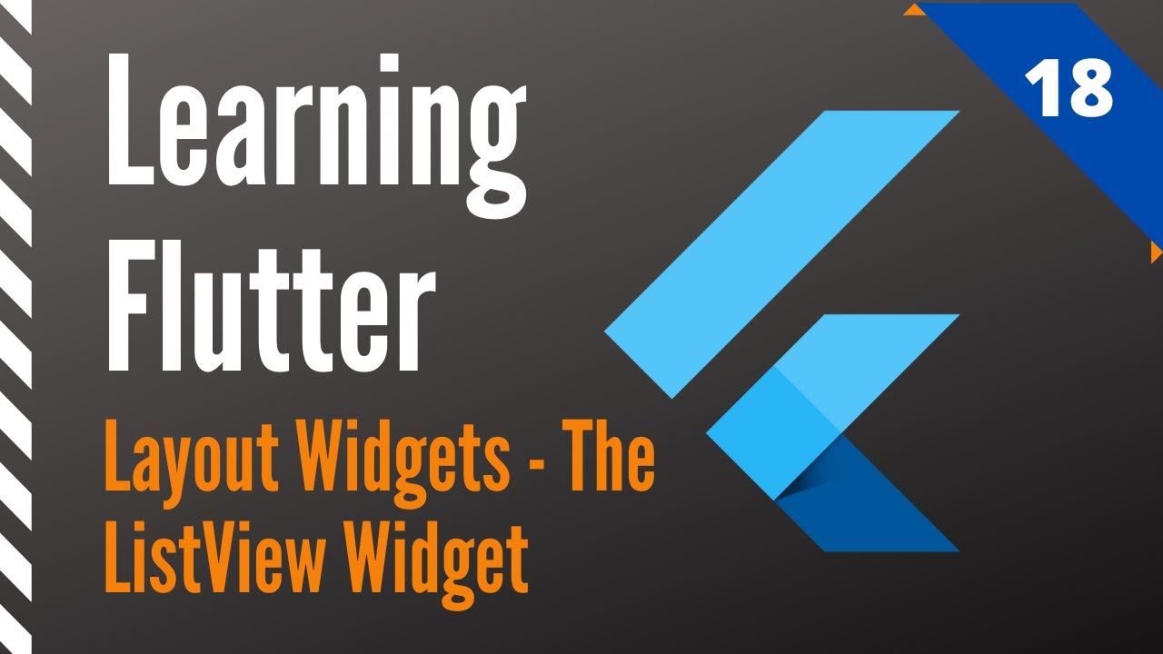 Learning Flutter, Part 18, Layout Widgets-The ListView Widget