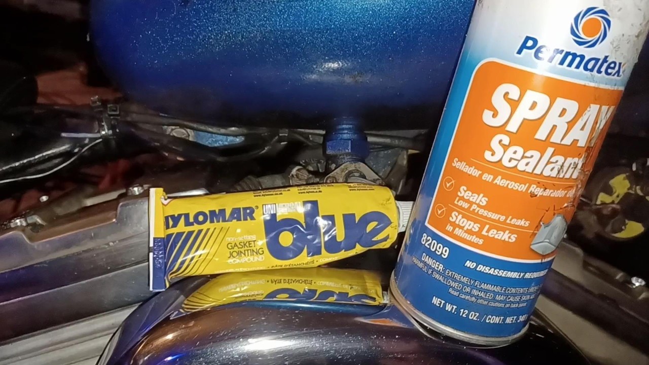 Blue Hylomar, Jins Orings, Sealing Harley lifter blocks