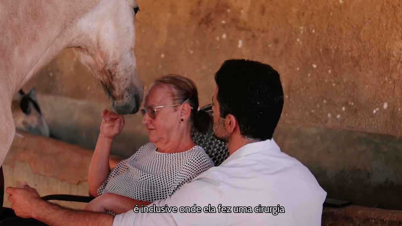 Sessão de cura com cavalos: A força da natureza no tratamento contra o câncer.