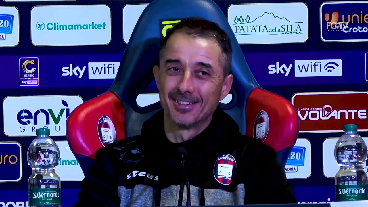 Sala stampa | Mister Longo dopo #CrotoneFoggia