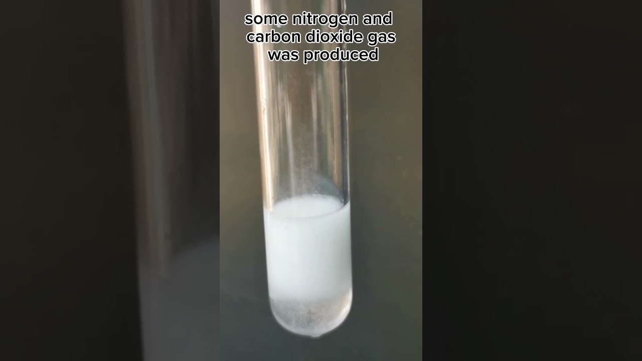 Chemical reaction can produce nitrogen gas