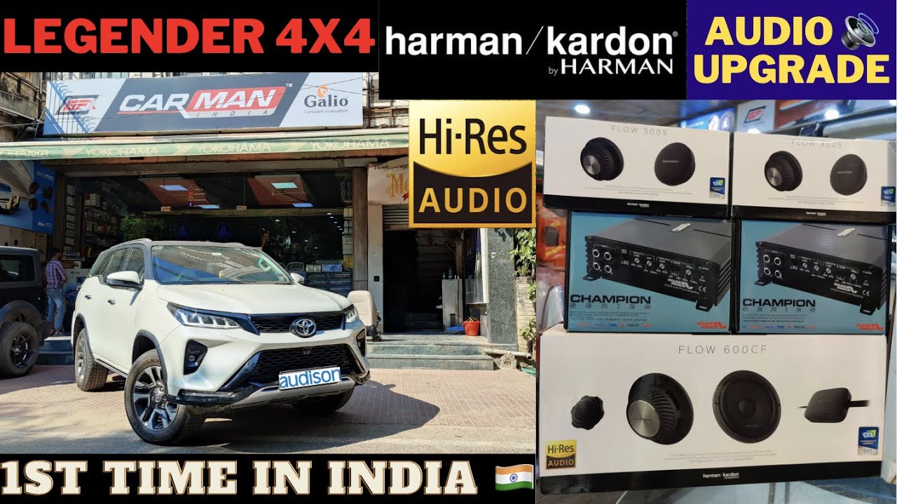 LEGENDER 4x4 Harman Kardon Twin 3 WAY Hi-Res AUDIO Upgrade 🔊🔥 RTA TUNING ✅| CAR MAN INDIA