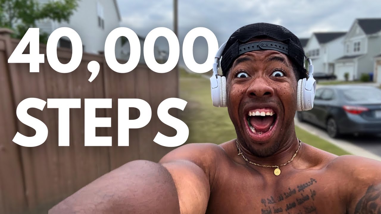 How I Burned Fat Walking 40,000 Steps..No Gym Needed