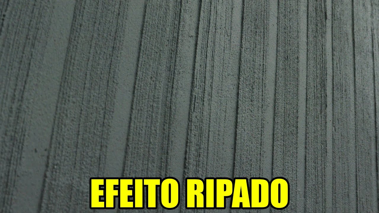 Textura Ripada com Argamassa - Faça Você Mesmo