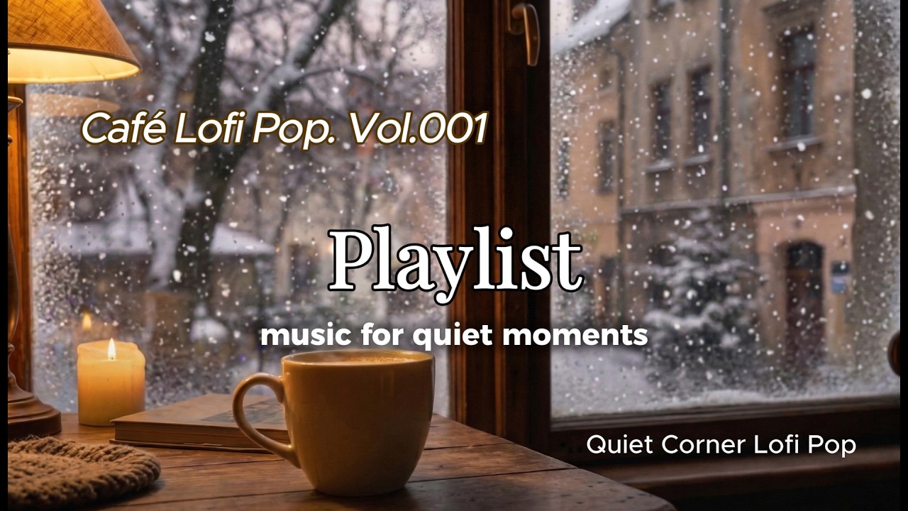 ❄️ Snowy Café Lofi Pop Vocals | Cozy Winter Playlist for Study & Relaxation | Quiet Corner