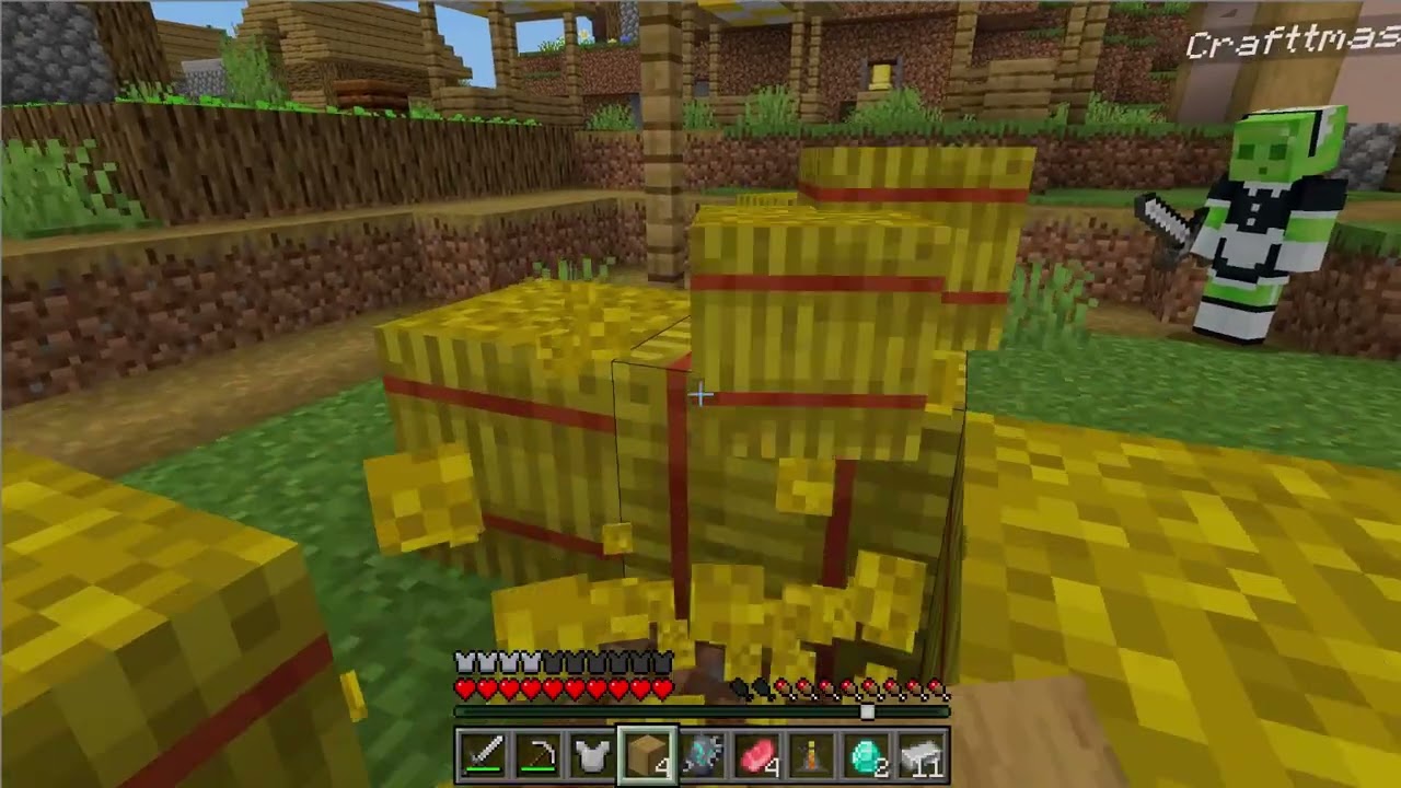 play minecraft with my freind (we got an insane spawn