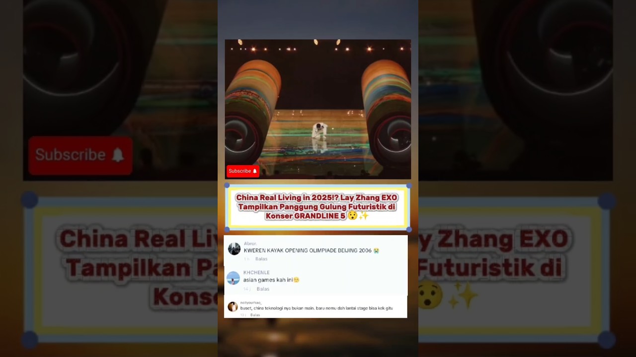 China Real Living in 2050!? EXO's Lay Zhang Shows Futuristic Stage at GRANDLINE 5 Concert  😯✨