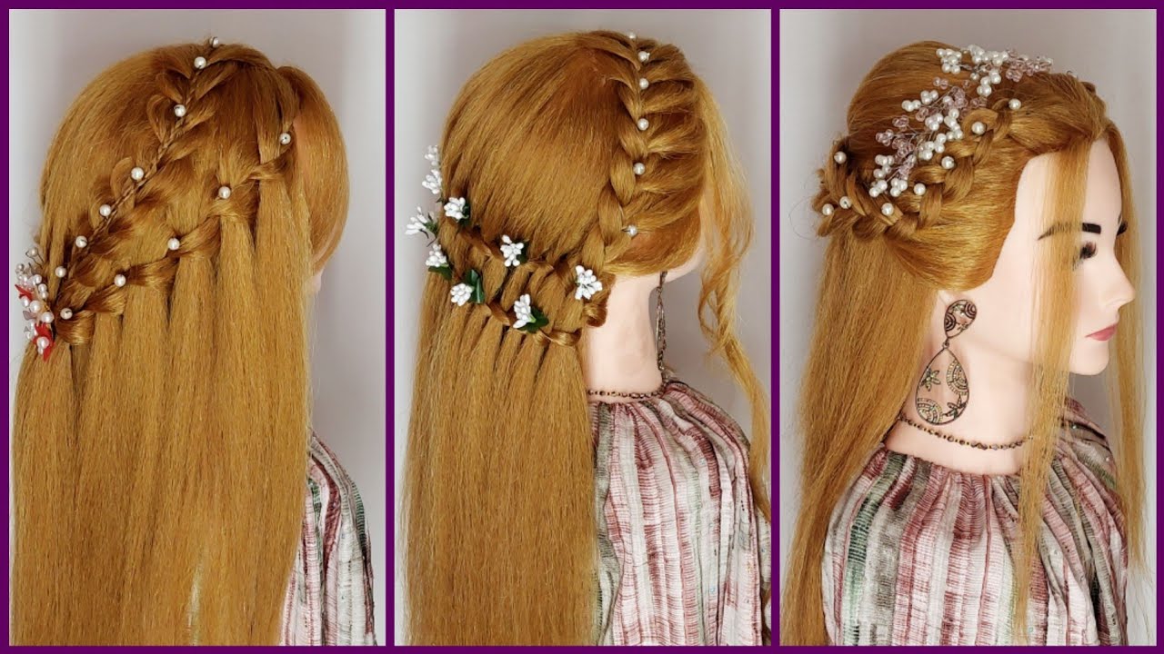 3 Elegant Stylish Open Hairstyle  For Wedding Guest || Wedding Hairstyle Step By Step |New Hairstyle