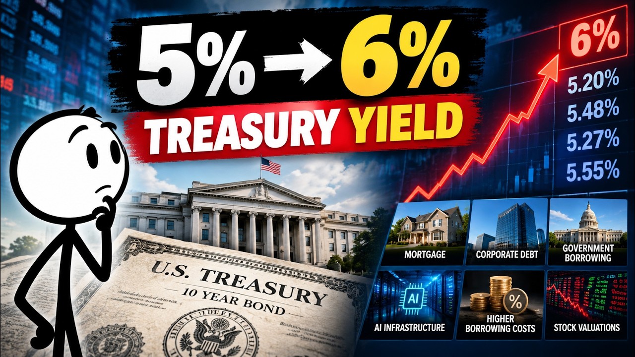 What Happens If US Treasury Yields Hit 6%? The Cost of Money Explained#finance#usa#financialfreedom