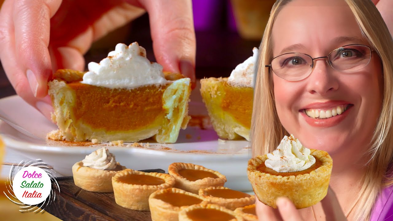 Torta di Zucca o Mini Crostate 🥧 Ricetta Facile e Cremosa per l’Autunno
