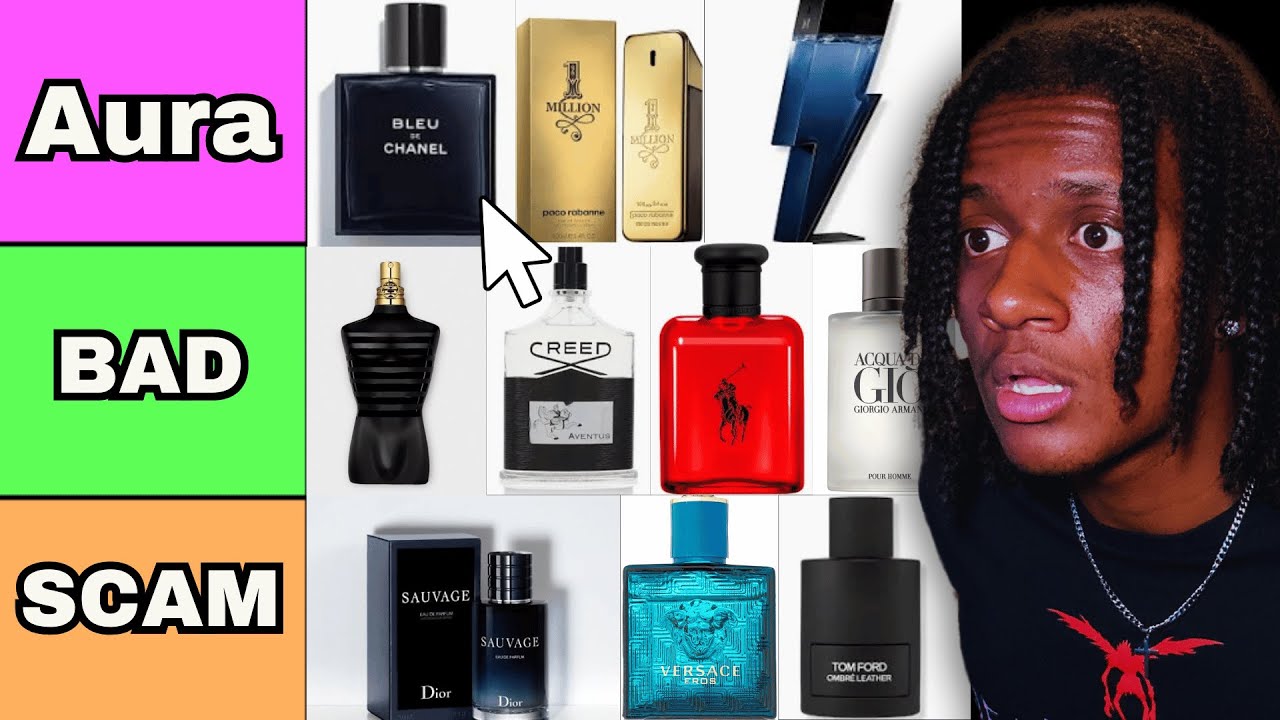 ranking colognes on a tierlist 
