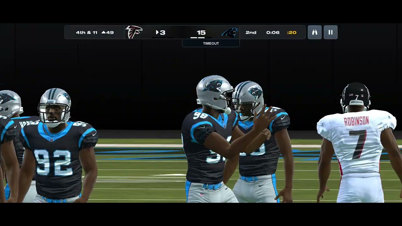 Madden 26 Mobile Gameplay- I blew out the Falcons using tricky plays 👀 ( All Madden difficulty )