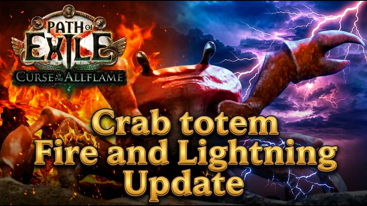Обновление сборки PoE 3.29 Огонь/Молния 🦀Человек-краб🦀✅Тотемы крабов!✅ Светило, прочь!