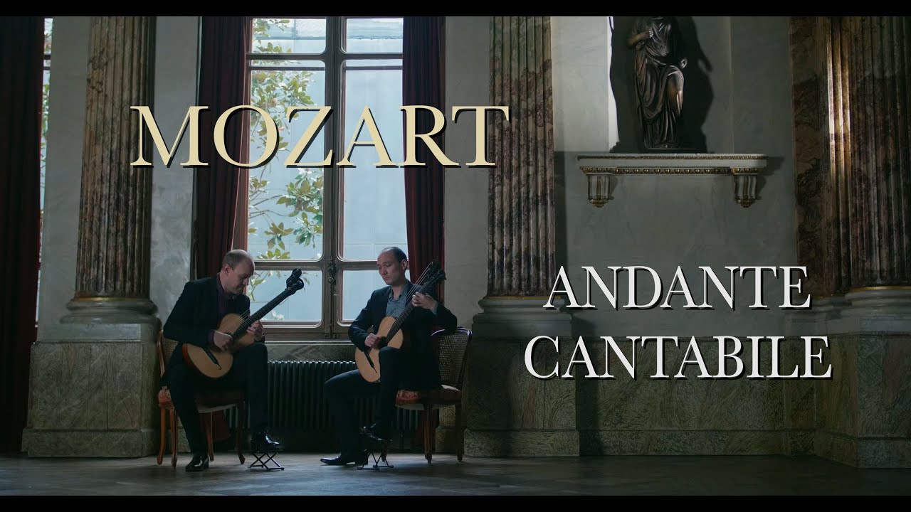 Mozart: Andante Cantabile (Sonata K. 330) - Duo Morat-Fergo, guitars